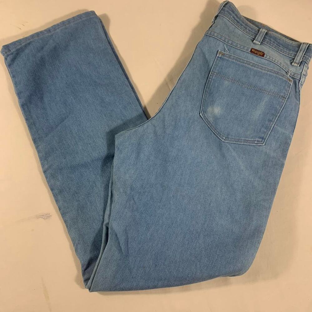 Vintage blue wrangler denim 36x34